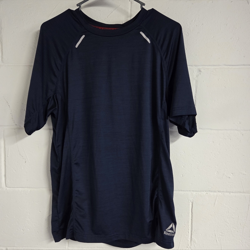 Reebok Men's Dark Blue Performance Tee